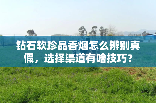 钻石软珍品香烟怎么辨别真假，选择渠道有啥技巧？